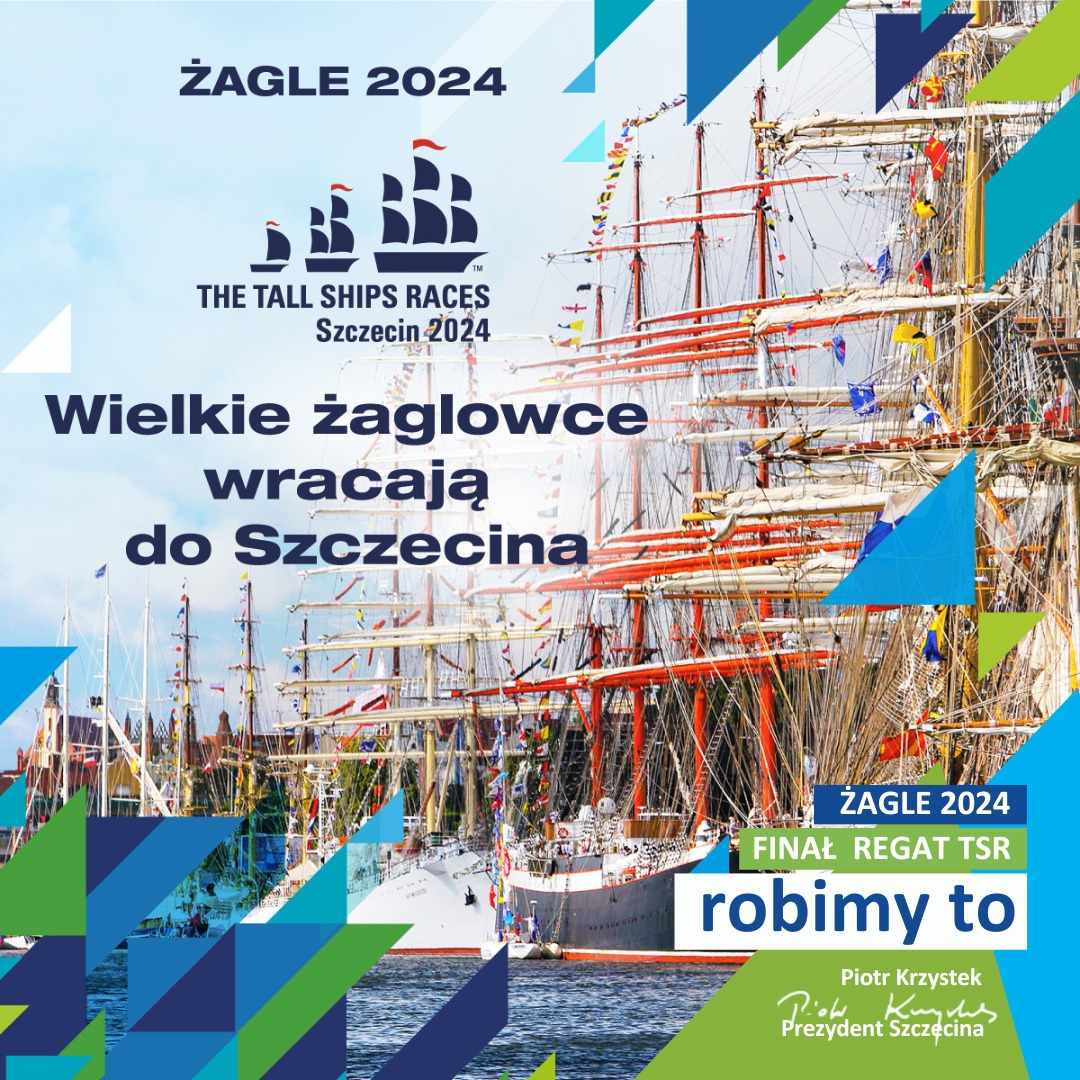 Tall Ships return  to Szczecin 2-5 August 2024