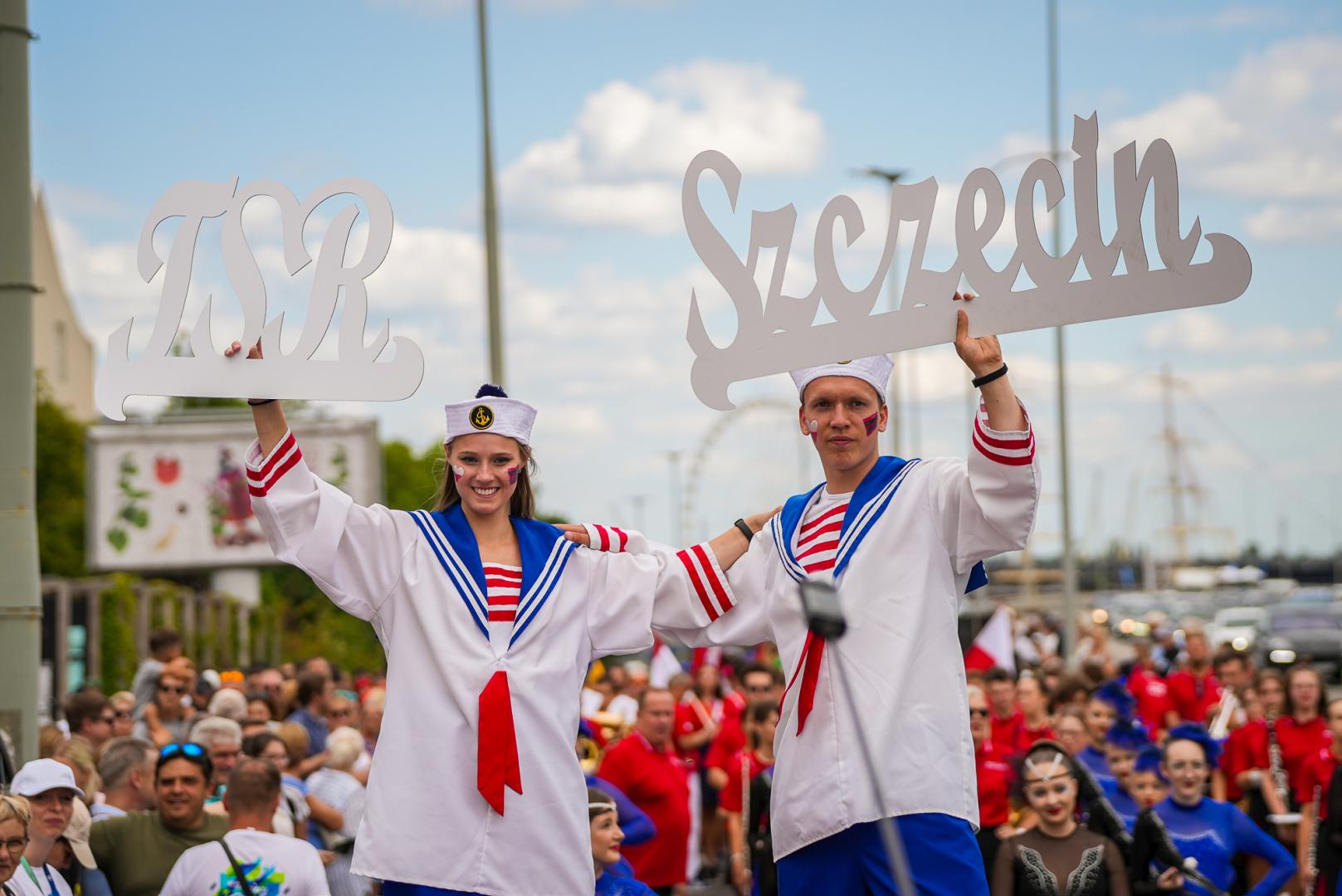 The Crew Parade marched through the streets of Szczecin